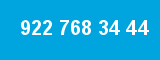 922 768 34 44 922 768 34 44